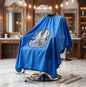 Cape de Coiffure Professionnelle avec Fenêtre Transparente