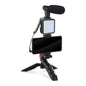 Kit Vlogger Pro Tout-en-1 – Éclairage Bi-Color & Micro pour TikTok, Reels et YouTube